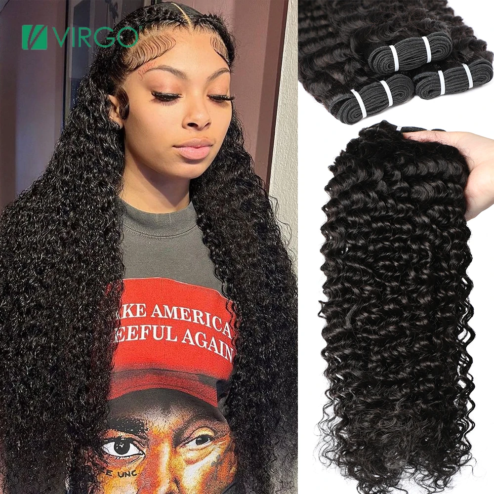 Virgo Brazilian Deep Wave Human Hair 3 Bundles Deal 30 32 Inch Curly Hair Weave Bundles Natural Black Raw Hair Weave Extension
Virgo Brazilian Deep Wave Human Hair 3 Bundles Deal 30 32 Inch Curly Hair Weave Bundles Natural Black Raw Hair Weave Extension