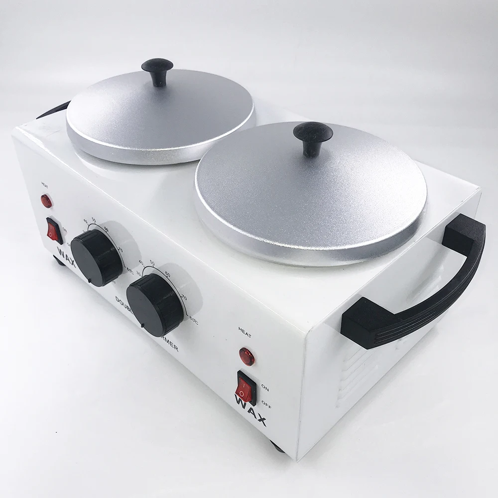 Double Depilatory Wax Heater Melting Machine Paraffine Warmer SPA Epilator Hair Removal Tool
Double Depilatory Wax Heater Melting Machine Paraffine Warmer SPA Epilator Hair Removal Tool