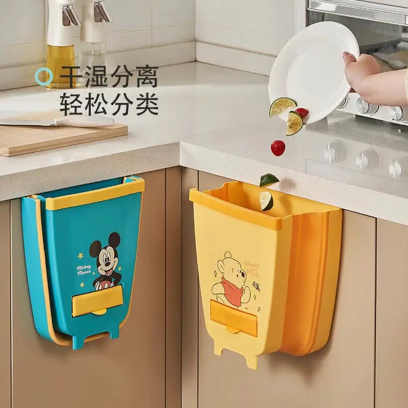 Disney Mickey Mouse Foldable Trash Can Lotso Cute Home Kitchen Wall-Mounted Folding Trash Can Car Hanging Garbage Storage Bucket
Disney Mickey Mouse Foldable Trash Can Lotso Cute Home Kitchen Wall-Mounted Folding Trash Can Car Hanging Garbage Storage Bucket