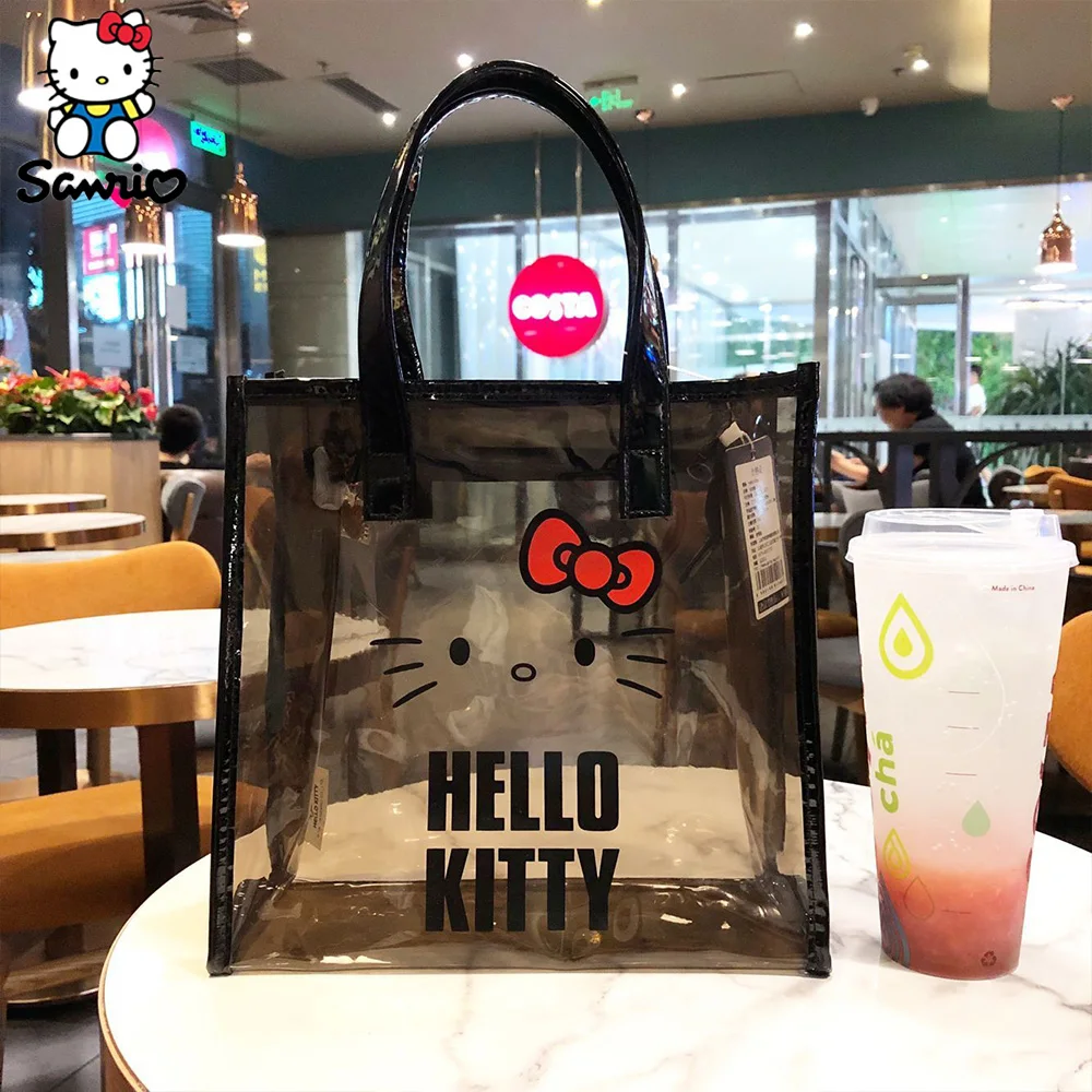 PU Hello Kitty Cosmetic Bag Sanrio Transparent Printing Tote Bag Waterproof High Capacity Storage Bag Cinnamoroll Makeup Case
PU Hello Kitty Cosmetic Bag Sanrio Transparent Printing Tote Bag Waterproof High Capacity Storage Bag Cinnamoroll Makeup Case