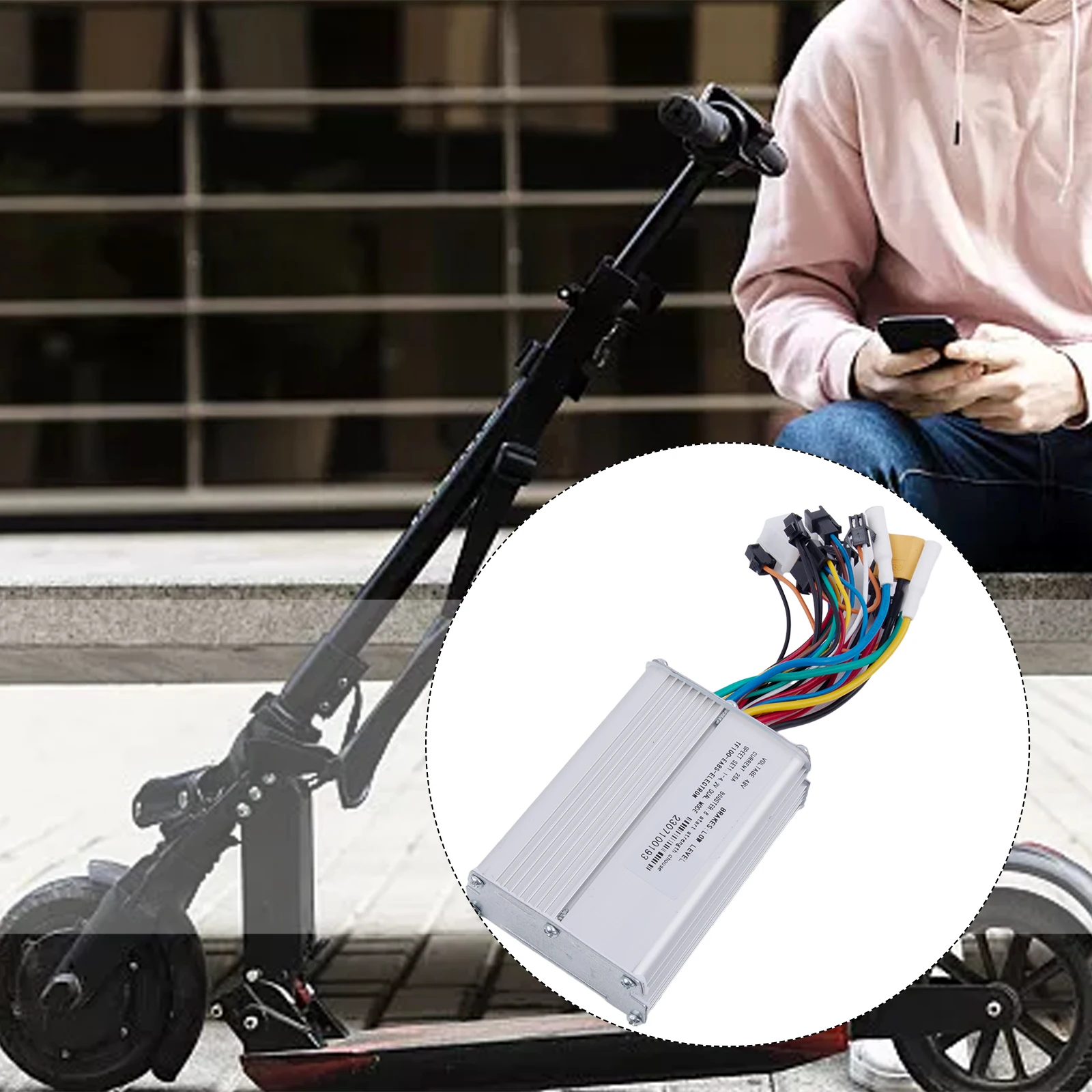 E-Scooter Replacement Part High Quality 2023 New Motor Controller Brushless Motor Controller 48V 25A 6pin Cable
E-Scooter Replacement Part High Quality 2023 New Motor Controller Brushless Motor Controller 48V 25A 6pin Cable