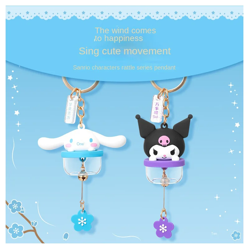 Cartoon Sanrioed Ringing Bell Series My Melody Kuromi Cinnamoroll Purin Dog Model Doll Bag Pendant Kawaii Decorative Keychain
Cartoon Sanrioed Ringing Bell Series My Melody Kuromi Cinnamoroll Purin Dog Model Doll Bag Pendant Kawaii Decorative Keychain