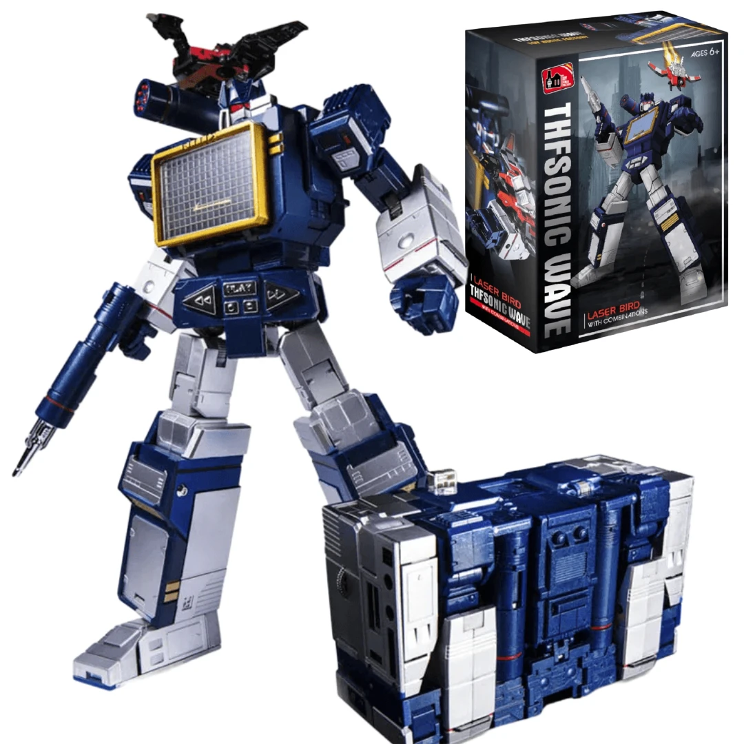 Transformation MasterPiece THF-01J THF01J Soundwave With One Tape Walkman KO MP13 Alloy G1 Action Anime Figure Robot Toys
Transformation MasterPiece THF-01J THF01J Soundwave With One Tape Walkman KO MP13 Alloy G1 Action Anime Figure Robot Toys