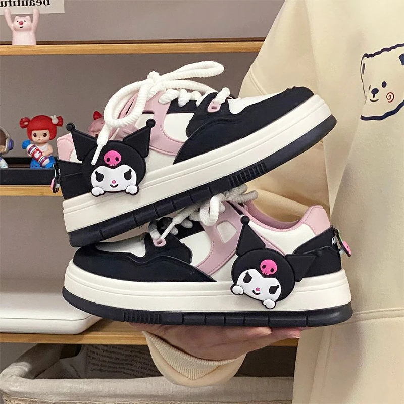 Kawaii Sanrio Kuromi Sneakers Cute Anime Cartoon Outdoor Spring Autumn Student Comfortable Anti-Slip Shoes Toys Girls Gifts
Kawaii Sanrio Kuromi Sneakers Cute Anime Cartoon Outdoor Spring Autumn Student Comfortable Anti-Slip Shoes Toys Girls Gifts