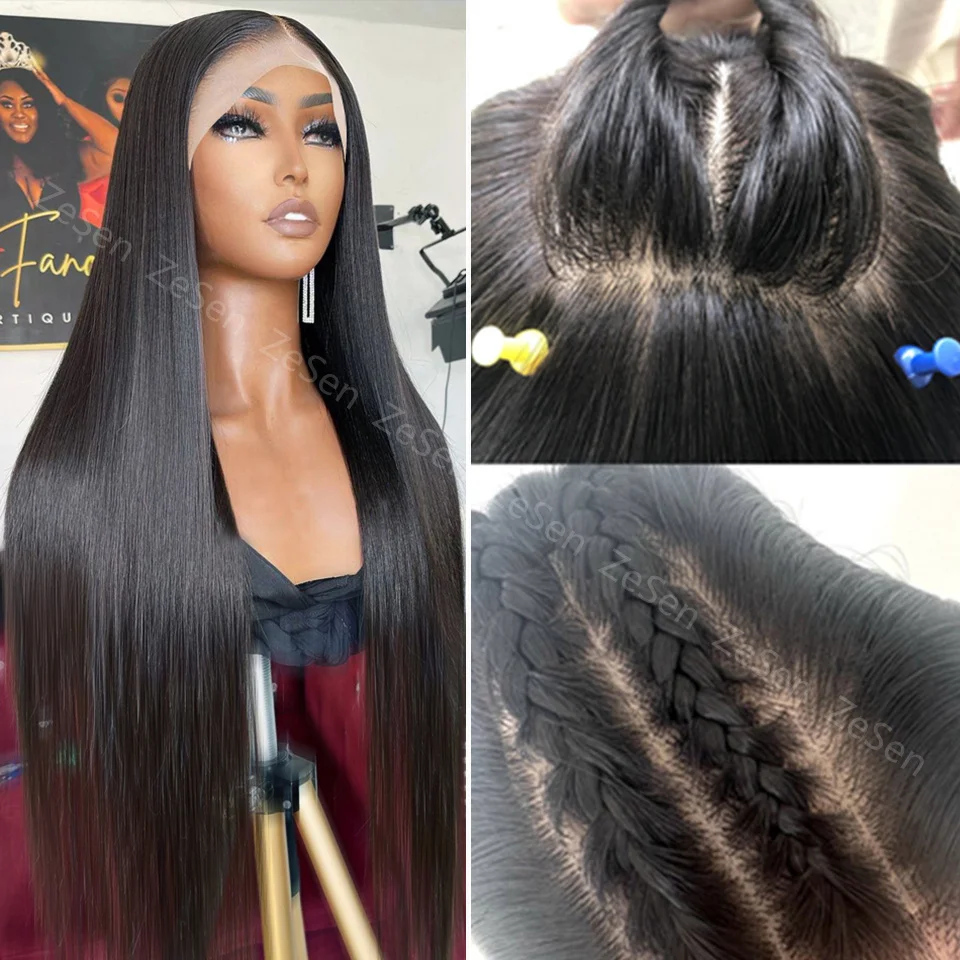 Synthetic Long Straight 4x4 Pu Scalp Silk Top Lace Front Wigs For Black Women With Baby Hair Heat Temperature Resistant Fibe Wig
Synthetic Long Straight 4x4 Pu Scalp Silk Top Lace Front Wigs For Black Women With Baby Hair Heat Temperature Resistant Fibe Wig