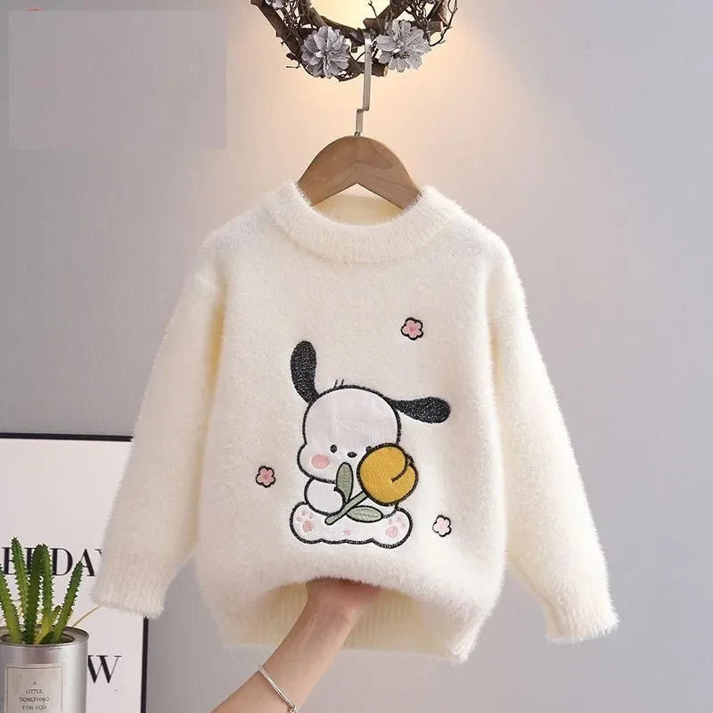 New Sanrio Round Neck Sweater Kawaii Pochacco Children Autumn Girls Sweater Winter Warm Student Long Sleeve Sweater Gift
New Sanrio Round Neck Sweater Kawaii Pochacco Children Autumn Girls Sweater Winter Warm Student Long Sleeve Sweater Gift