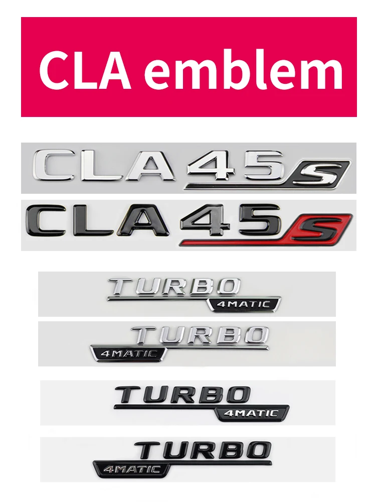 Suitable for Mercedes Benz CLA CLASS C117 C118 CLA35 45S CLA180 CLA200 220 260 Tail Logo Matte Bright Black Chrome
Suitable for Mercedes Benz CLA CLASS C117 C118 CLA35 45S CLA180 CLA200 220 260 Tail Logo Matte Bright Black Chrome