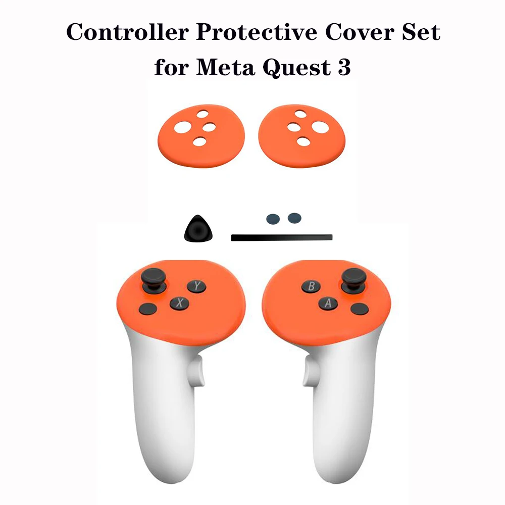 Full Protection Controller Grip Cover Silicone Protective Ring Cover Custom Set Accessories For Meta Quest 3
Full Protection Controller Grip Cover Silicone Protective Ring Cover Custom Set Accessories For Meta Quest 3