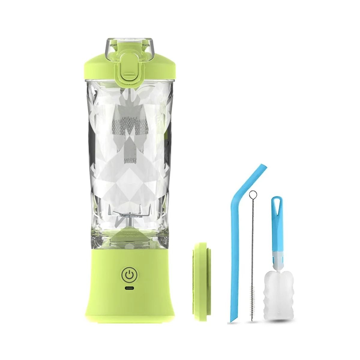 Portable Blender Blender for Shakes and Smoothies with 6 Blades Mini Blender 20 Oz for Kitchen Home Travel(B)
Portable Blender Blender for Shakes and Smoothies with 6 Blades Mini Blender 20 Oz for Kitchen Home Travel(B)