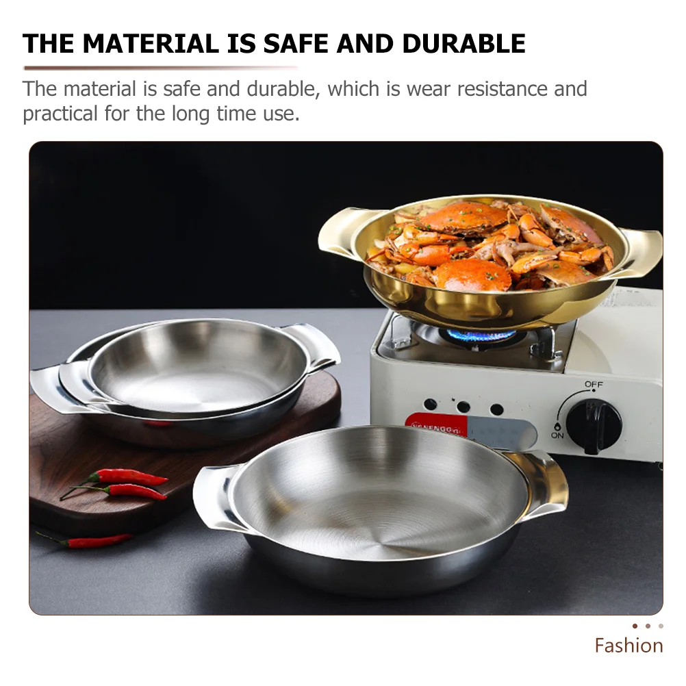 Stainless Steel Pot Double Chinese Handmade Pan Multi-function Paella Pan Korean Style Pot Kitchen Cooking Pan
Stainless Steel Pot Double Chinese Handmade Pan Multi-function Paella Pan Korean Style Pot Kitchen Cooking Pan