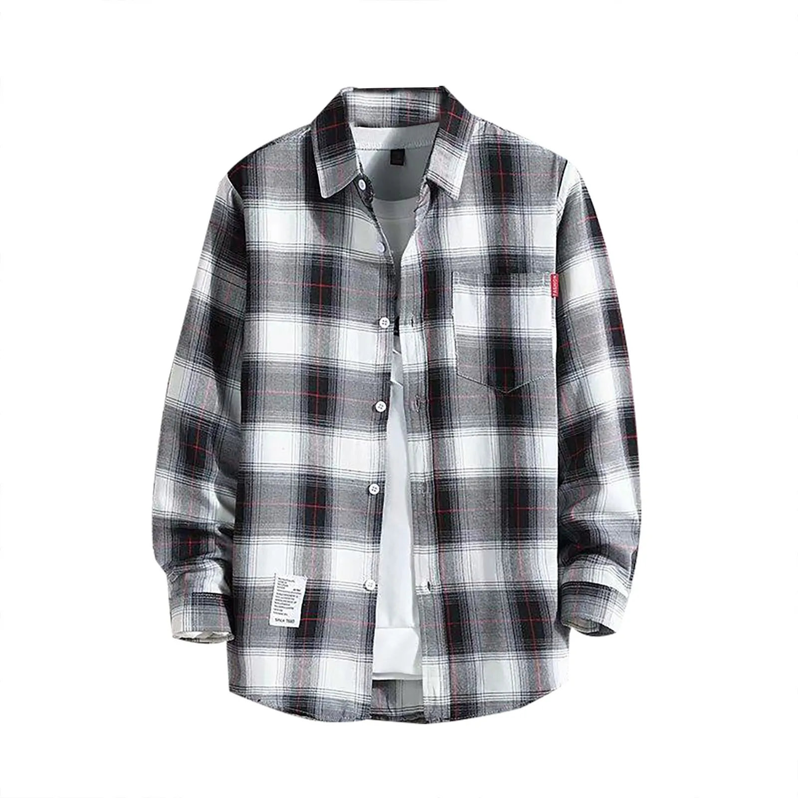 Spring Mens Plaid Shirts Long Sleeve Turn Down Collar Single Breasted Oversized Shirts Vintage Elegant Business Casual Shirt Top
Spring Mens Plaid Shirts Long Sleeve Turn Down Collar Single Breasted Oversized Shirts Vintage Elegant Business Casual Shirt Top