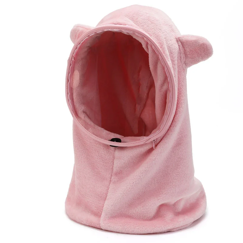 One Piece Slouchy Fleece Beanie Hats with wind shield Scarf Mask Drawstring Warm Hooded Winter Balaclava Pullover Plush Hat
One Piece Slouchy Fleece Beanie Hats with wind shield Scarf Mask Drawstring Warm Hooded Winter Balaclava Pullover Plush Hat