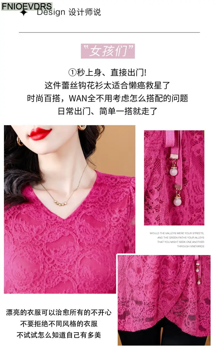 M-4XL Hollow Out Lace Shirts2023 Women European Style Office Lady Drawstring Waist Bow Tie Thick Winter Tunic Peplum Top Blouses M-4XL Hollow Out Lace Shirts2023 Women European Style Office Lady Drawstring Waist Bow Tie Thick Winter Tunic Peplum Top Blouses