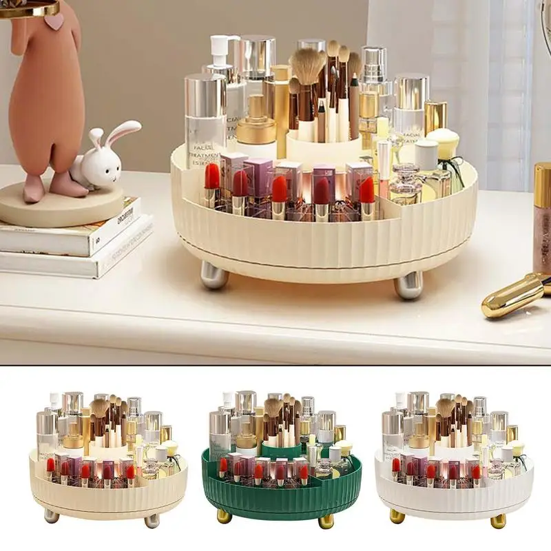 Rotating Makeup Organizer Portable Desktop Cosmetic Storage Box Durable Lipstick Eye Shadow Makeup Brushes Holder Container
Rotating Makeup Organizer Portable Desktop Cosmetic Storage Box Durable Lipstick Eye Shadow Makeup Brushes Holder Container