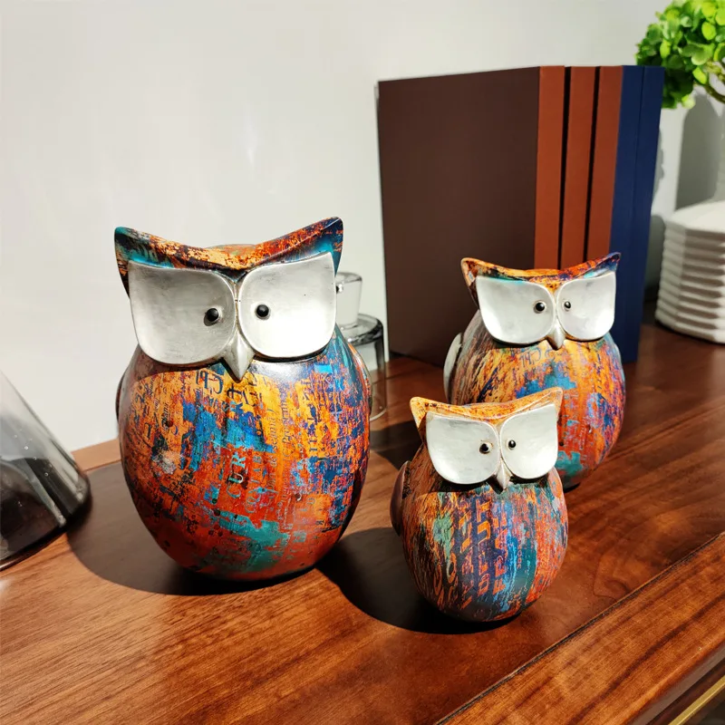 Modern Owl Colorful Resin Decoration Crafts Home Decoration Living Room Decoration Entrance Wine Cabinet Decoration
Modern Owl Colorful Resin Decoration Crafts Home Decoration Living Room Decoration Entrance Wine Cabinet Decoration