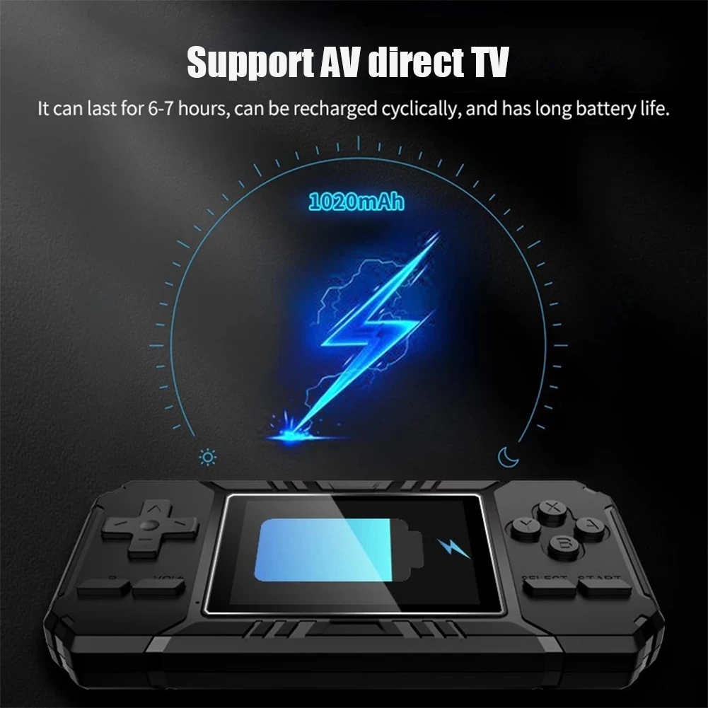 Portable Mini Handheld Game Console Retro Handheld Game Console 8-Bit 3.0 Inch Color LCD Game Player Built-in 520 Games Portable Mini Handheld Game Console Retro Handheld Game Console 8-Bit 3.0 Inch Color LCD Game Player Built-in 520 Games