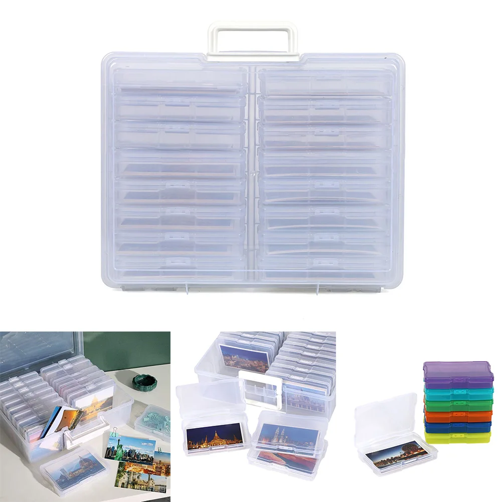 Photo Storage Box Transparent Photo Storage Cases 16 Boxes Inside Suitable For 4\" X 6\" Pictures Home Storage & Organization
Photo Storage Box Transparent Photo Storage Cases 16 Boxes Inside Suitable For 4\" X 6\" Pictures Home Storage & Organization