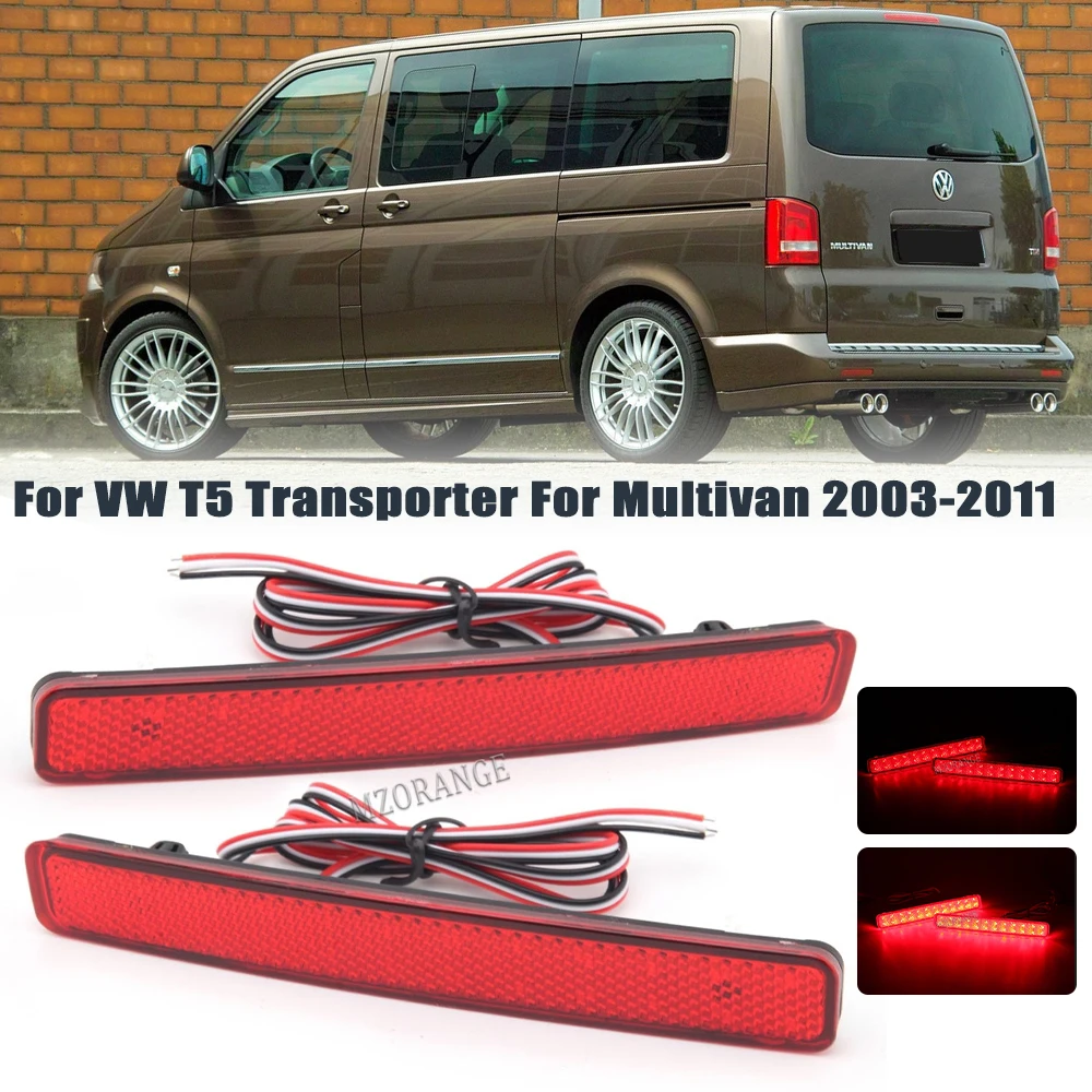 2PCS LED Rear Bumper Light For VW T5 Transporter For Multivan 2003-2011 Tail Low Position Brake Signal Fog Lamp Car Accessories
2PCS LED Rear Bumper Light For VW T5 Transporter For Multivan 2003-2011 Tail Low Position Brake Signal Fog Lamp Car Accessories
