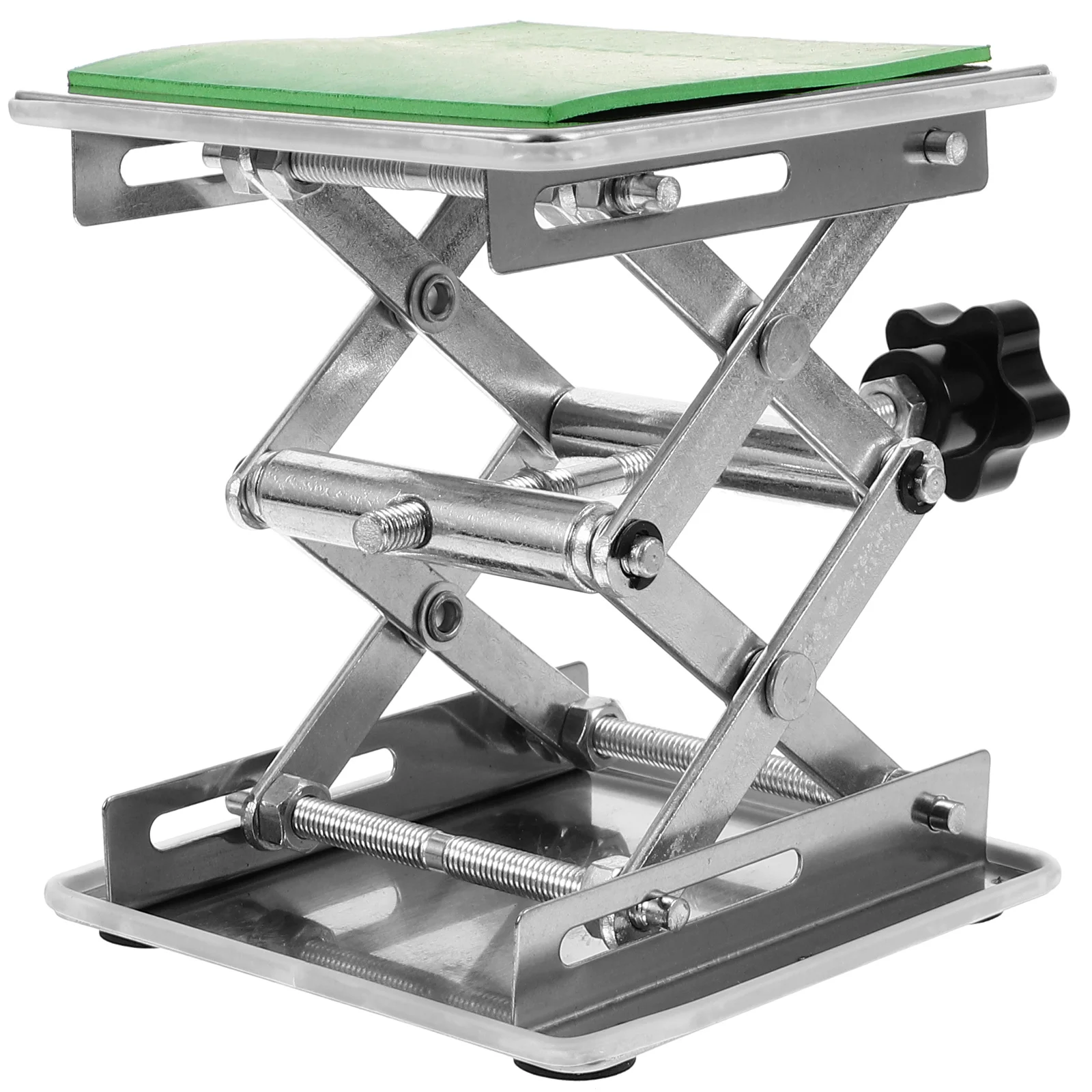 

Mini Lift Metal Laboratory Jack Support Lifting Platform Stainless Steel Scissor Stand Table