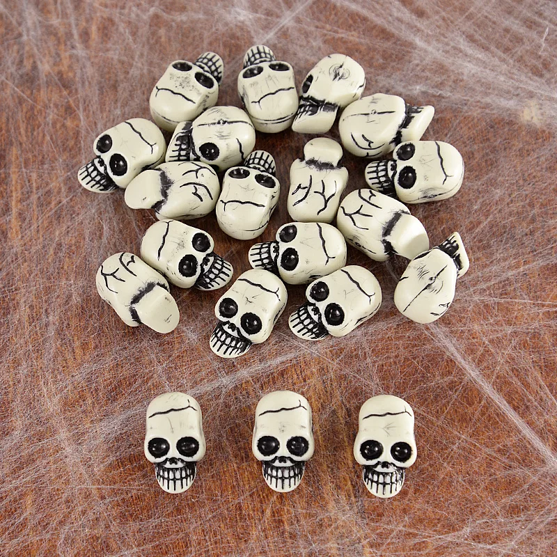 10pc Halloween Resin Skull Heads Artificial Scary Prank Props Happy Halloween Party Home Haunted House Scary Decorations
10pc Halloween Resin Skull Heads Artificial Scary Prank Props Happy Halloween Party Home Haunted House Scary Decorations