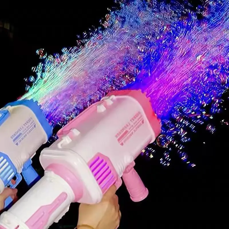 64 Holes Kids Gatling Bubble Gun Toy Charging Electric Automatic Bubble Machine Outdoor Soap Water Christmas Gift
64 Holes Kids Gatling Bubble Gun Toy Charging Electric Automatic Bubble Machine Outdoor Soap Water Christmas Gift