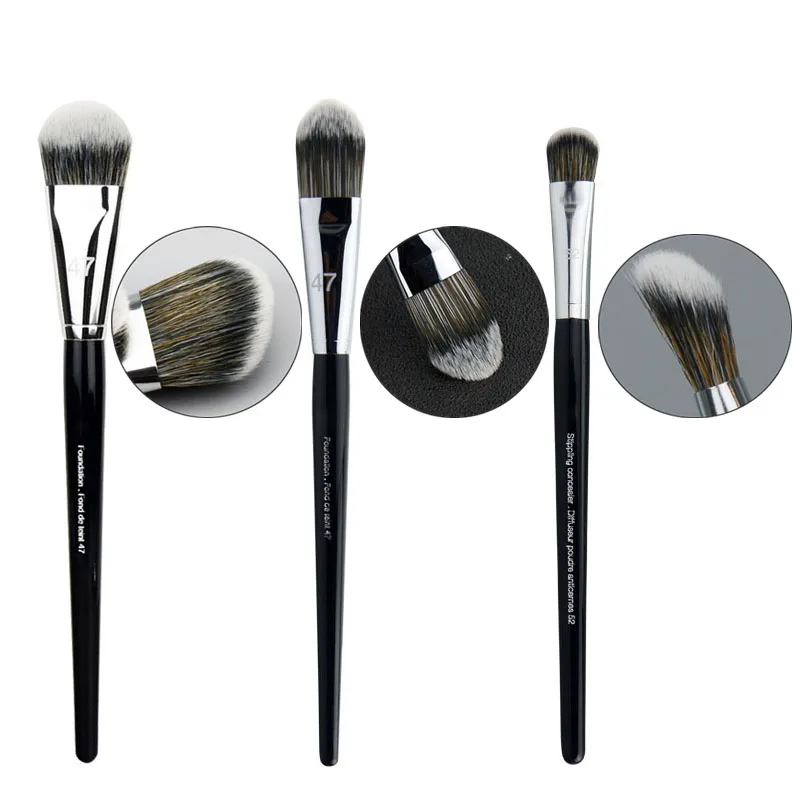 

#52 Foundation Concealer Brush #47 Makeup Brushes Angled Broom Liquid Foundation Face Eye Shadow Makeup Tools brochas maquillaje