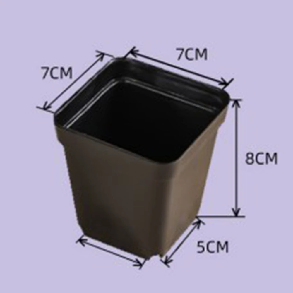 10pcs Colorful Multi Square Nursery Flower Pots Succulent Plant Pots Lightweight Reusable Plastic Plant Pot With Drain Trays
10pcs Colorful Multi Square Nursery Flower Pots Succulent Plant Pots Lightweight Reusable Plastic Plant Pot With Drain Trays