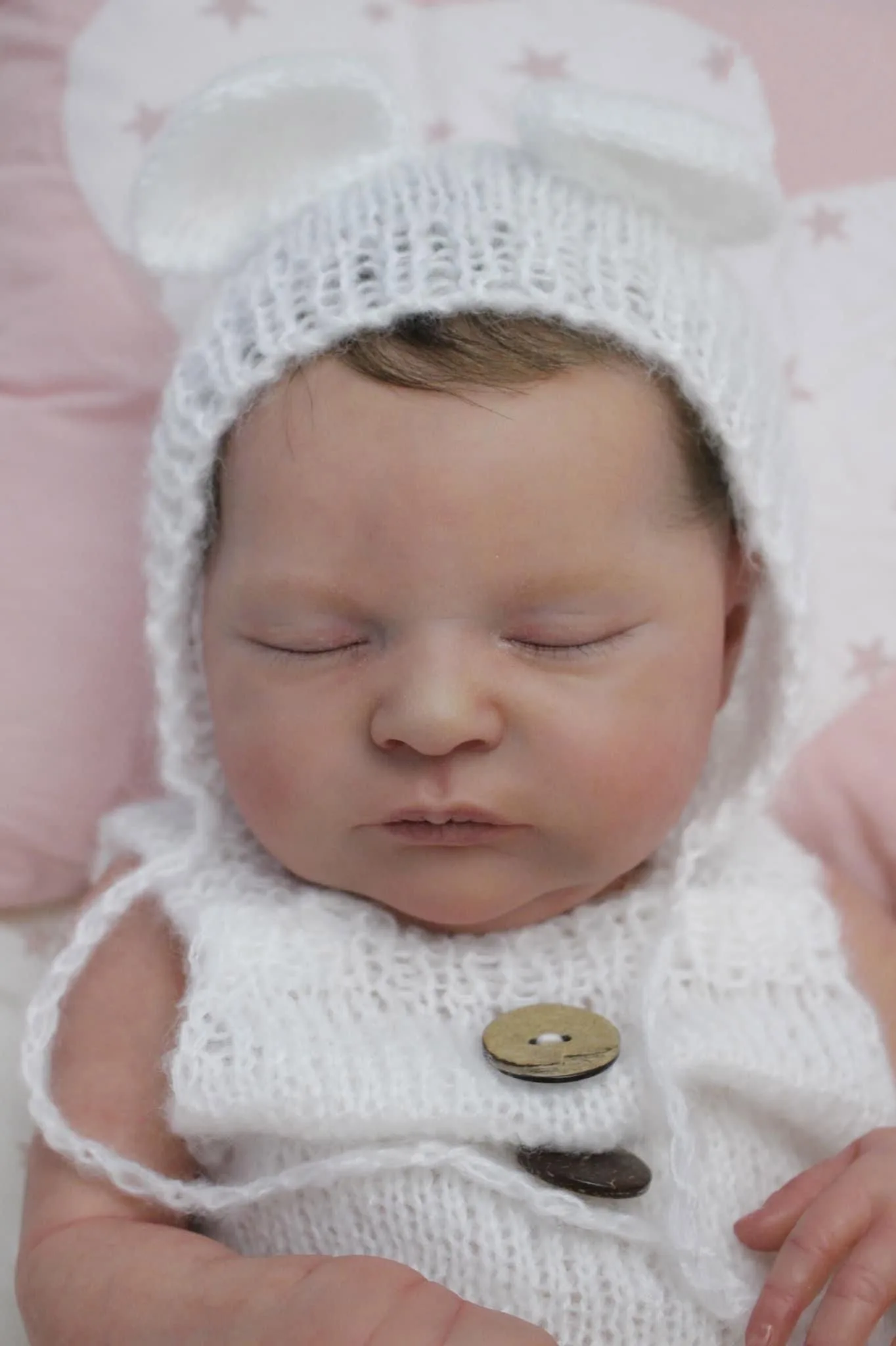 

FBBD 19-дюймовая Кукла Новорожденный ребенок размер уже законченный Laura 3D кожа ручная роспись кожа видимые вены