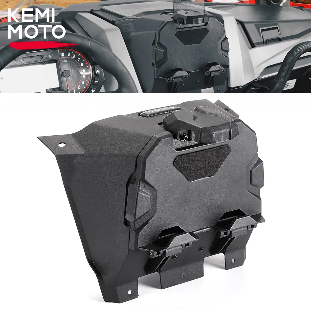 

KEMIMOTO UTV Electronic Device GPS Holder Storage Box Compatible with Polaris RZR PRO XP XP4, PRO R, TURBO R 2020-2023