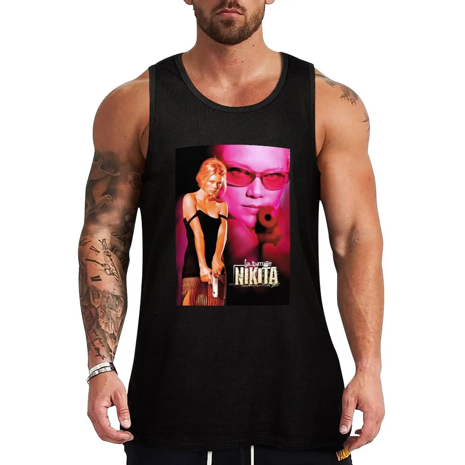 

New La Femme Nikita Tank Top t-shirts man mens designer clothes Man sleeveless shirt