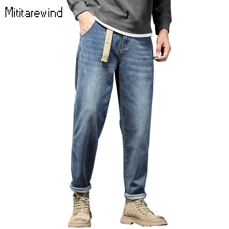 Korean Blue Jeans Men Spring Autumn Daily Casual denim Pants Cotton Mid Waist Straight Jeans Simple Versatile Loose Baggy Jeans
Korean Blue Jeans Men Spring Autumn Daily Casual denim Pants Cotton Mid Waist Straight Jeans Simple Versatile Loose Baggy Jeans