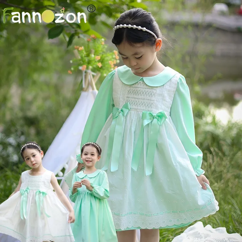 2 Pcs 2023 New Kids Clothing Lacs Smocking Kids Clothes Girl Baby Autumn Dress Girls Casual Soft Design Princess Vestido 2-8T
2 Pcs 2023 New Kids Clothing Lacs Smocking Kids Clothes Girl Baby Autumn Dress Girls Casual Soft Design Princess Vestido 2-8T