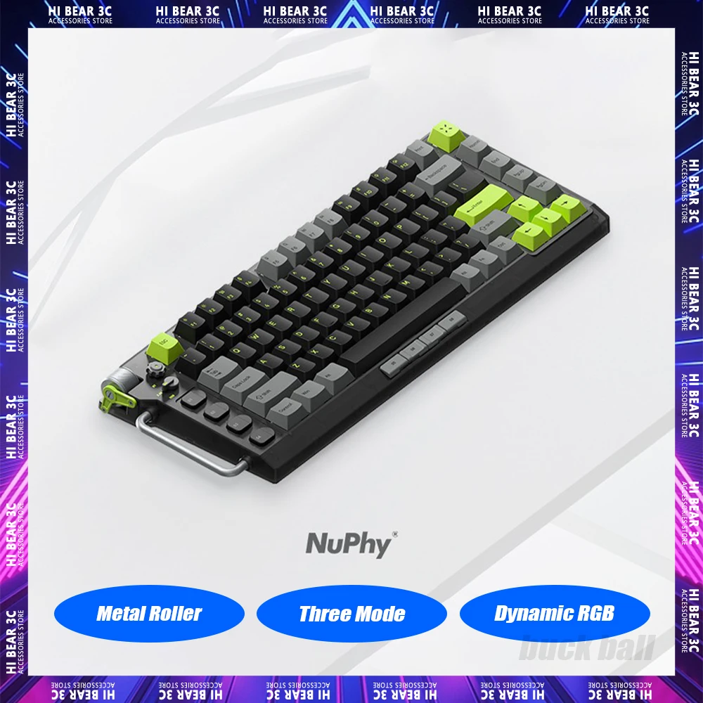 NuPhy Field75 Wireless Mechanical Keyboard Metal Roller Three Mode Dynamic Rgb 83 Key Gaming Keyboard Pc Gamer Mac Laptop Office
NuPhy Field75 Wireless Mechanical Keyboard Metal Roller Three Mode Dynamic Rgb 83 Key Gaming Keyboard Pc Gamer Mac Laptop Office