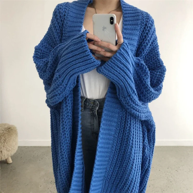 TFETTERS Knitted Cardigan Women Korea Retro Lazy Wind Loose Long Sweater Casual Split Irregular Knitted Coat for Women Clothing
TFETTERS Knitted Cardigan Women Korea Retro Lazy Wind Loose Long Sweater Casual Split Irregular Knitted Coat for Women Clothing