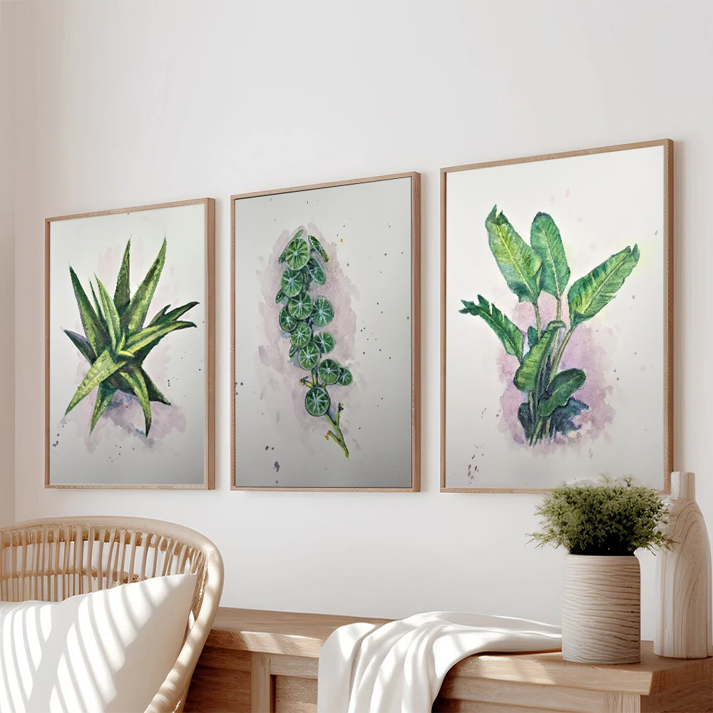 Nordic Plant Leaf Wall Art Abstract Green Plant Watercolor Canvas Painting Posters and Prints for Living Room Home Decor
Nordic Plant Leaf Wall Art Abstract Green Plant Watercolor Canvas Painting Posters and Prints for Living Room Home Decor