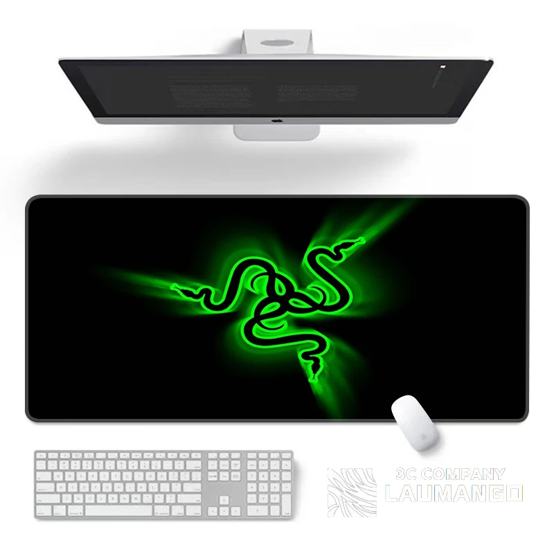 Xxl RAZER 3d Mouse Pad Gamer Cabinet Computer Desk Mat Pc Gaming Accessories Keyboard Carpet Aesthetic Mousepad Non-slip Deskmat 
Xxl RAZER 3d Mouse Pad Gamer Cabinet Computer Desk Mat Pc Gaming Accessories Keyboard Carpet Aesthetic Mousepad Non-slip Deskmat