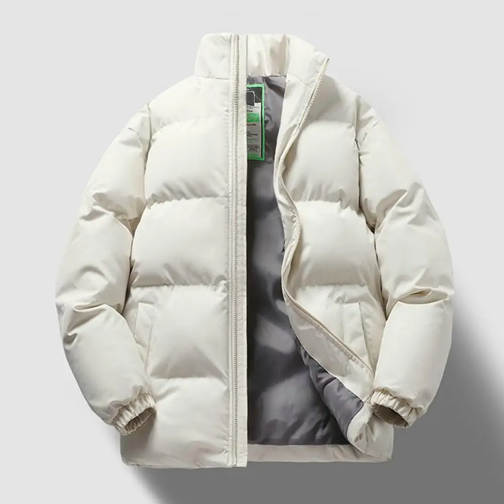 Women Men Winter Parkas Cotton Coat Padded Stand Collar Neck Protection Padded Jacket Solid Color Couple Outdoor Coat Outwear
Women Men Winter Parkas Cotton Coat Padded Stand Collar Neck Protection Padded Jacket Solid Color Couple Outdoor Coat Outwear