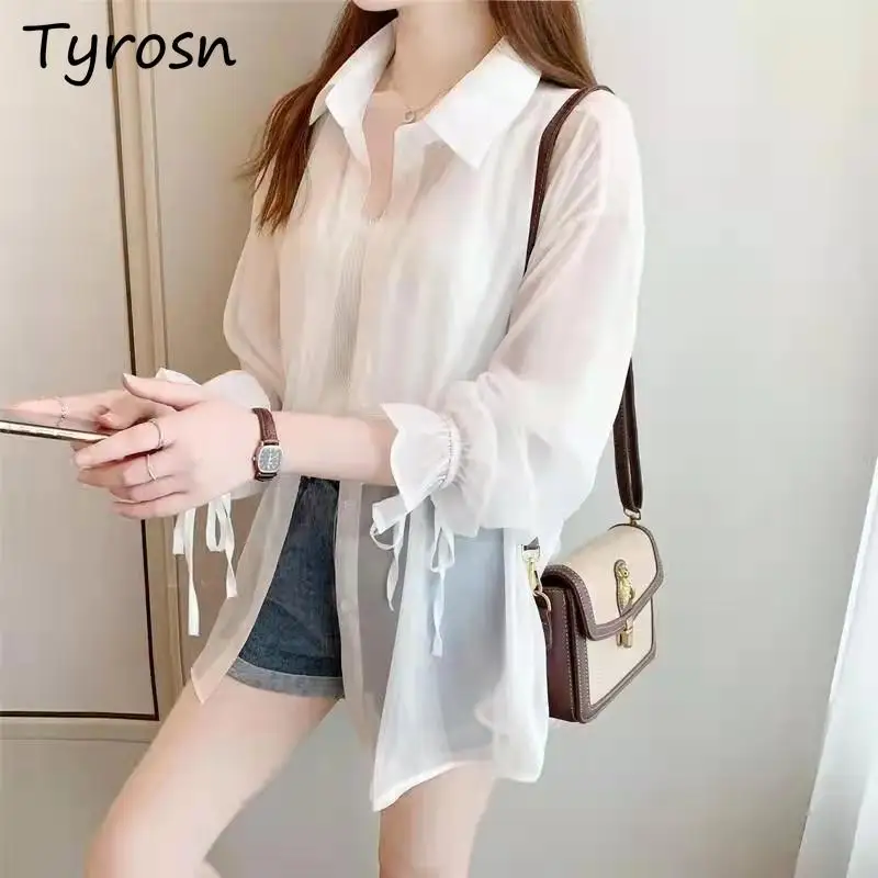 Shirts Women All-match Spring Daily Turn-down Collar Tender Breathable Charming Youthful Korean Style Long Sleeve Simple College
Shirts Women All-match Spring Daily Turn-down Collar Tender Breathable Charming Youthful Korean Style Long Sleeve Simple College