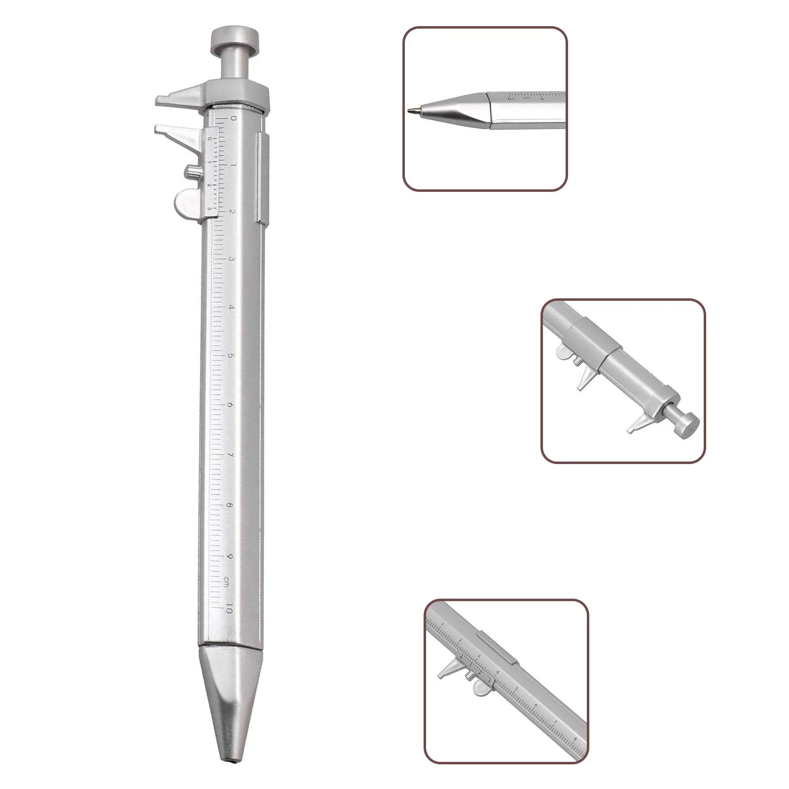 

Многофункциональная ручка-штангенциркуль, шариковые стержни 1,0 мм, шариковые ручки, ручка с гелевыми чернилами, стержень, штангенциркуль, шариковая ручка, канцелярские принадлежности