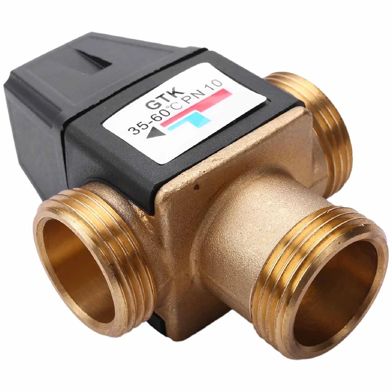 1 Pcs 3 Way External Thread Brass Thermostatic Mixing Valve Solar Water Heater Thermostatic Valve
1 Pcs 3 Way External Thread Brass Thermostatic Mixing Valve Solar Water Heater Thermostatic Valve