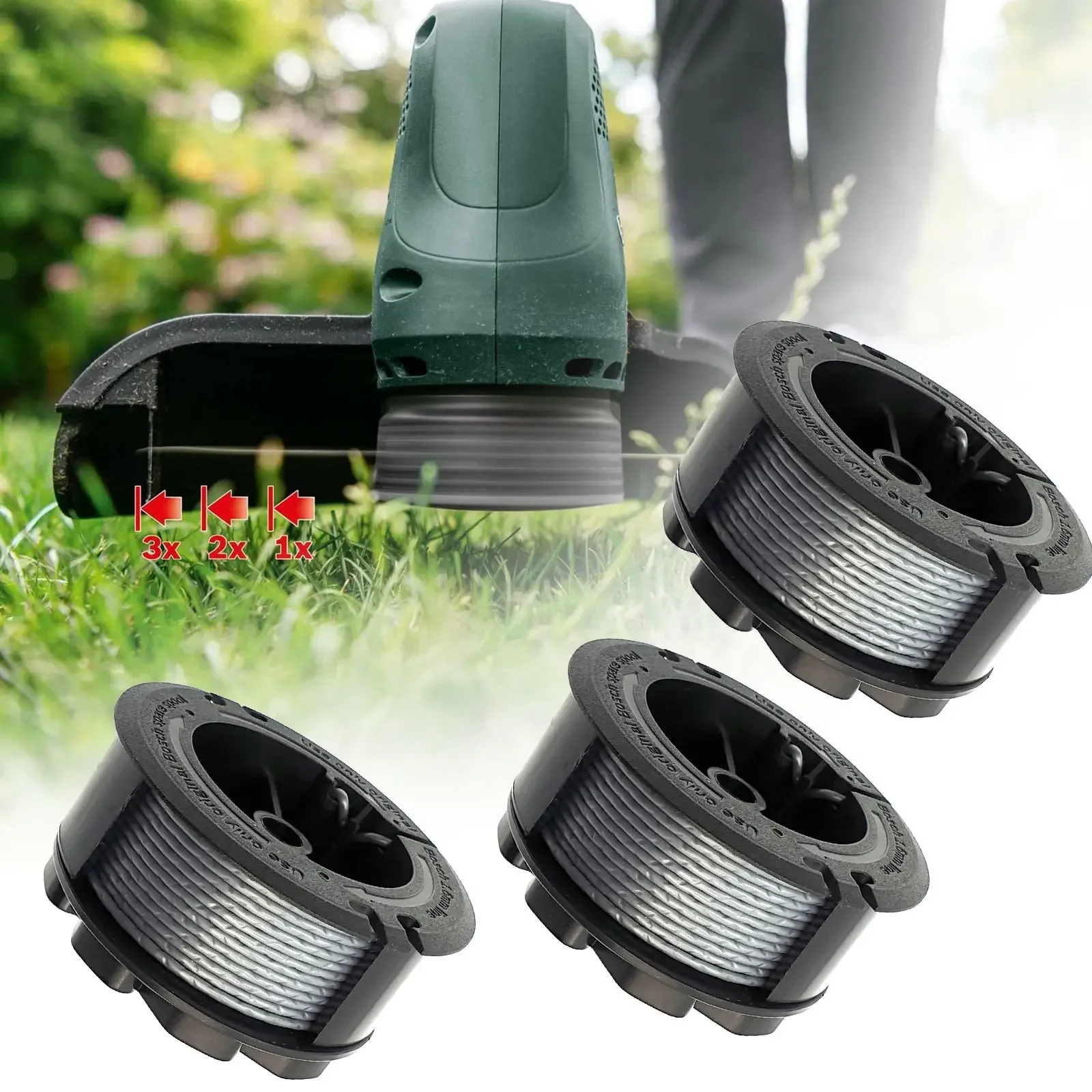 1/3pcs Grass Trimmer Accessory For Bosch Line Spool Universal Grass Cut F016800570 String Trimmer Parts & Accs
1/3pcs Grass Trimmer Accessory For Bosch Line Spool Universal Grass Cut F016800570 String Trimmer Parts & Accs