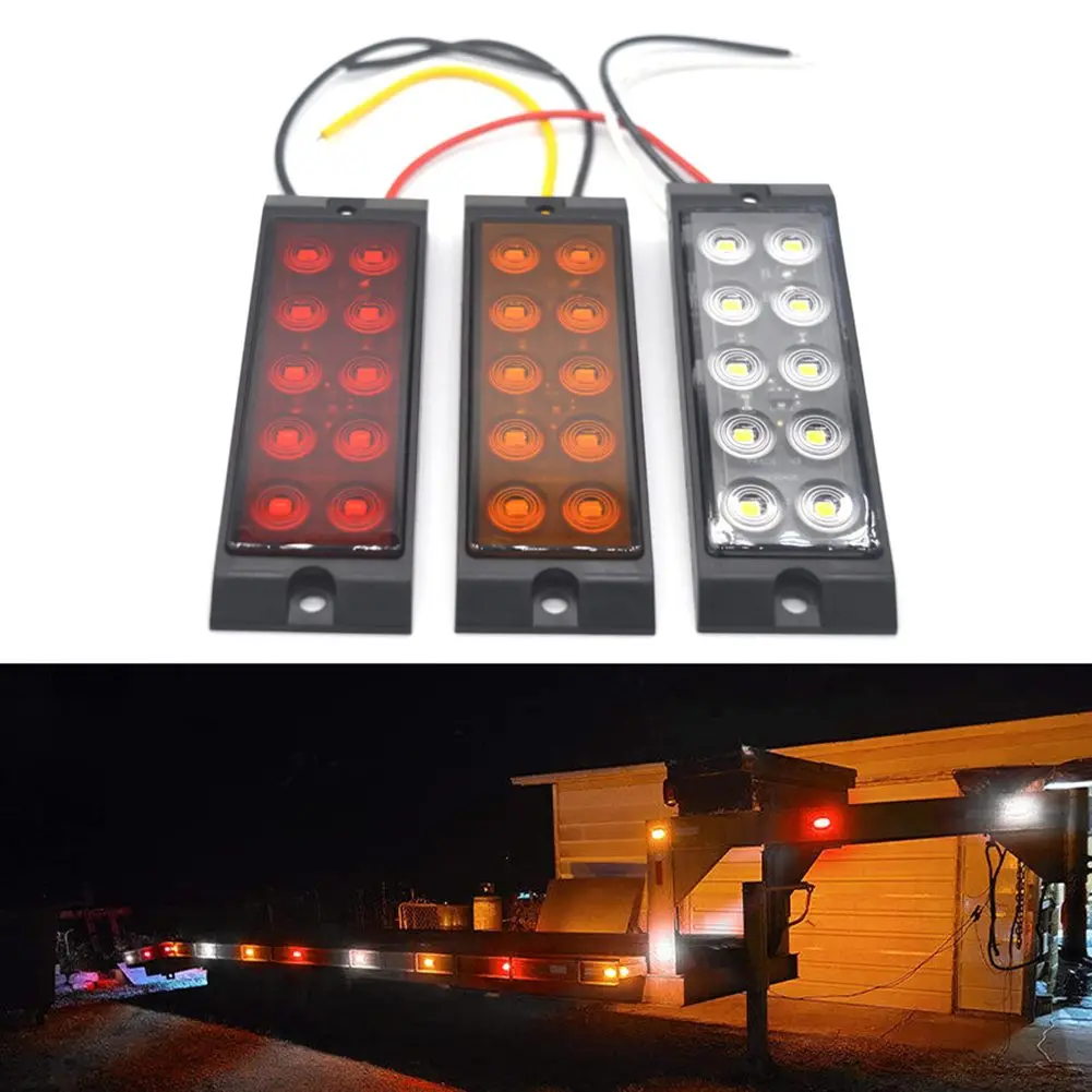 Bright YellowRedWhite Side Marker Clearance Lights 10 LED for Truck Trailer Easy Installation Reliable and Durable
Bright YellowRedWhite Side Marker Clearance Lights 10 LED for Truck Trailer Easy Installation Reliable and Durable