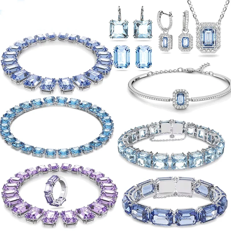 Trend Ladies Crystal Jewelry Millenia Jewelry Bracelet Necklace Earring Women's Party Jewelry Best Gifts for Girls
Trend Ladies Crystal Jewelry Millenia Jewelry Bracelet Necklace Earring Women's Party Jewelry Best Gifts for Girls