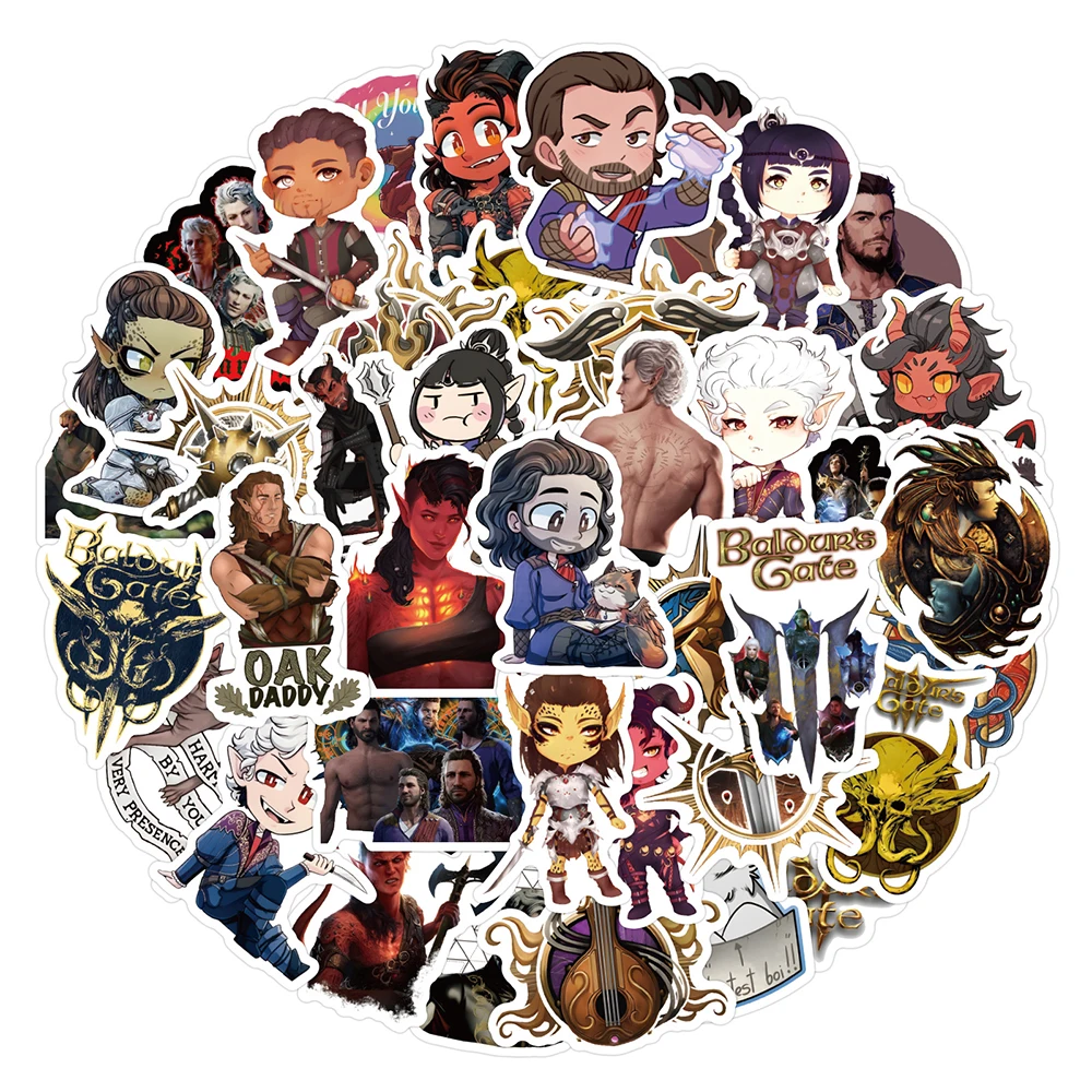 10/30/54Pcs Vintage Classic Games BG3 Stickers Funny Waterproof Decoration Decal Toy Gift PVC DIY Car Suitcase Guitar Skateboard
10/30/54Pcs Vintage Classic Games BG3 Stickers Funny Waterproof Decoration Decal Toy Gift PVC DIY Car Suitcase Guitar Skateboard