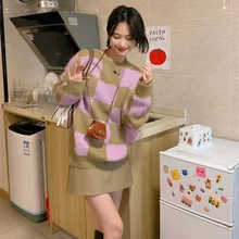Lazy Style All-match Round Neck Pullover Autumn and Winter New Style Lazy Style Loose Simple Korean Gentle Sweater Sweater
Lazy Style All-match Round Neck Pullover Autumn and Winter New Style Lazy Style Loose Simple Korean Gentle Sweater Sweater