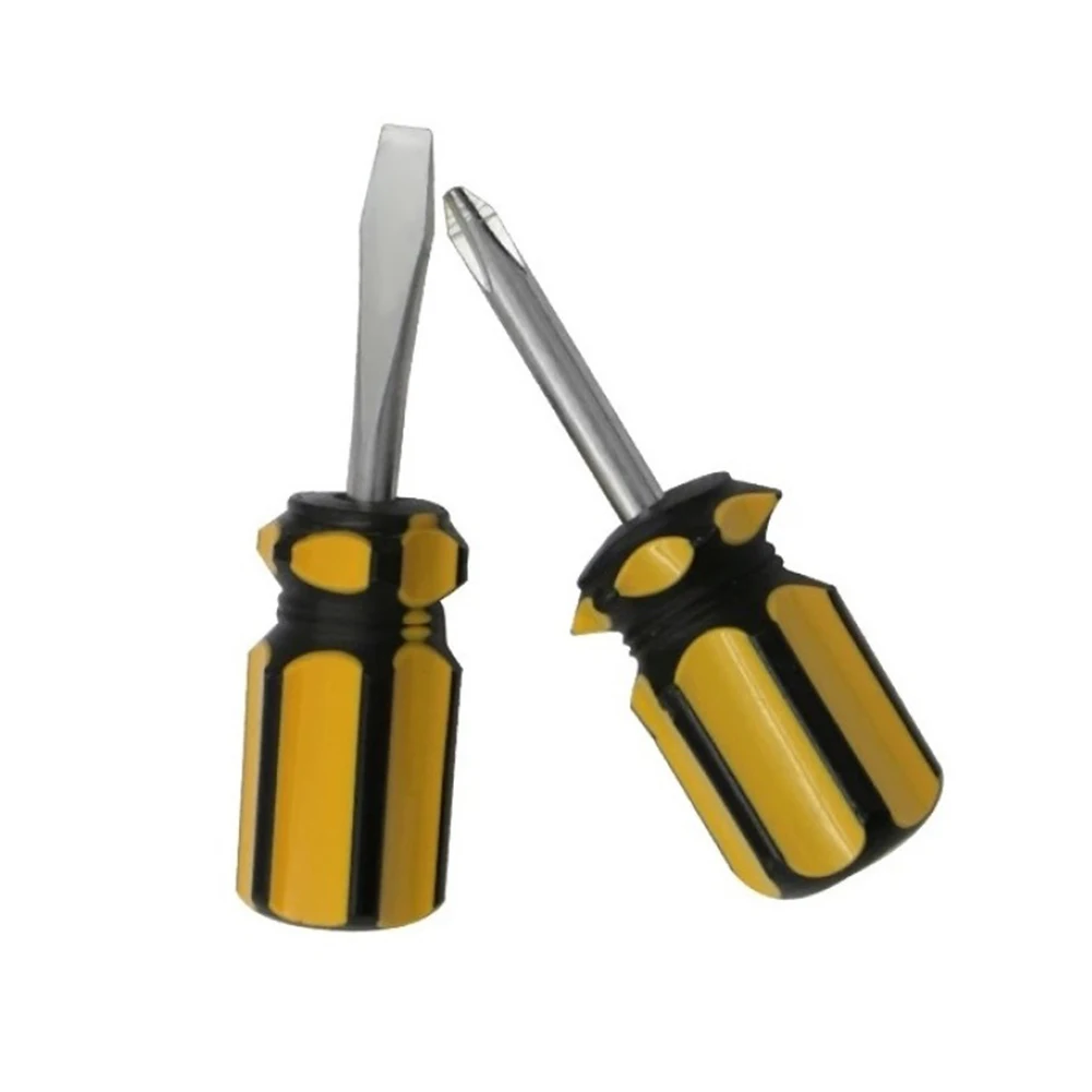 2 Pcs Screwdriver 6mm Flat/Slotted Head Stubby 45mm Handle For Household Appliances Furniture Repairing Tools Manual Tools
2 Pcs Screwdriver 6mm Flat/Slotted Head Stubby 45mm Handle For Household Appliances Furniture Repairing Tools Manual Tools