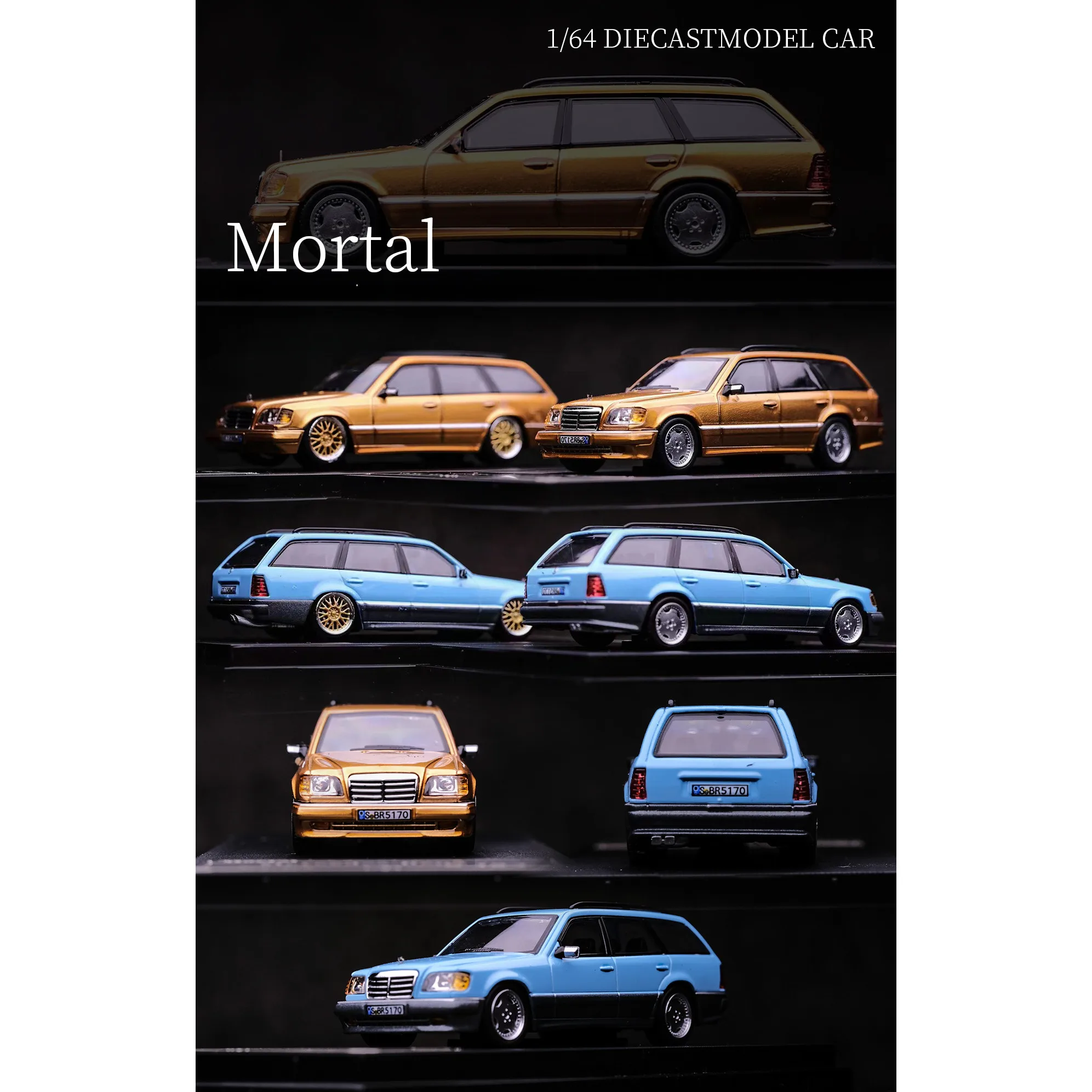 Mortal 1:64 Мб S124 красный/серебристый/синий/Золотой Lowride Обычная литая модель автомобиля
Mortal 1:64 Мб S124 красный/серебристый/синий/Золотой Lowride Обычная литая модель автомобиля