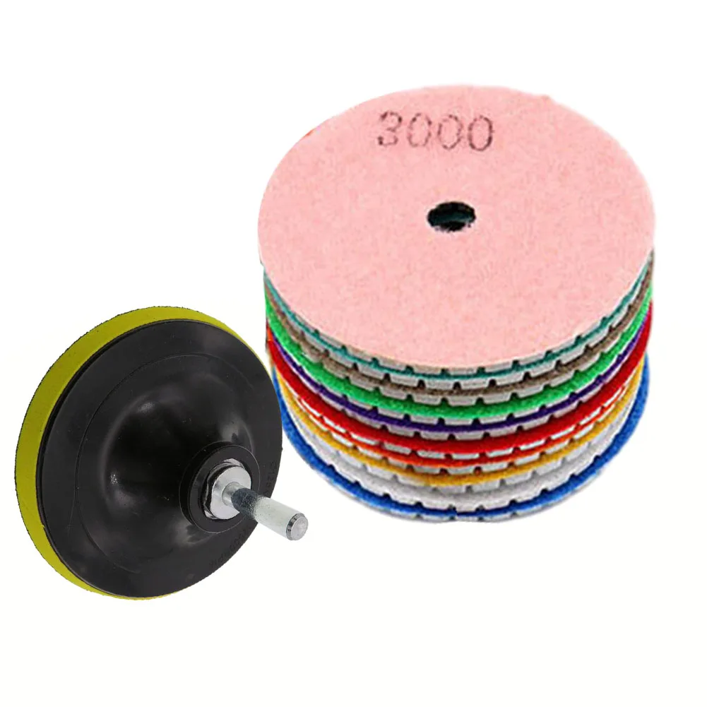 8pcs Diamond Polishing Pads & Connecting Rod Set For Granite Marble Concrete Tiles Polishing Special-shaped Stone Processing
8pcs Diamond Polishing Pads & Connecting Rod Set For Granite Marble Concrete Tiles Polishing Special-shaped Stone Processing