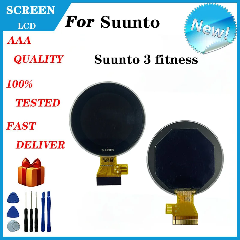 For Suunto 3 Fitness LCD Screen Display Assembly With Touch Screen Replacement And Repair Parts
For Suunto 3 Fitness LCD Screen Display Assembly With Touch Screen Replacement And Repair Parts