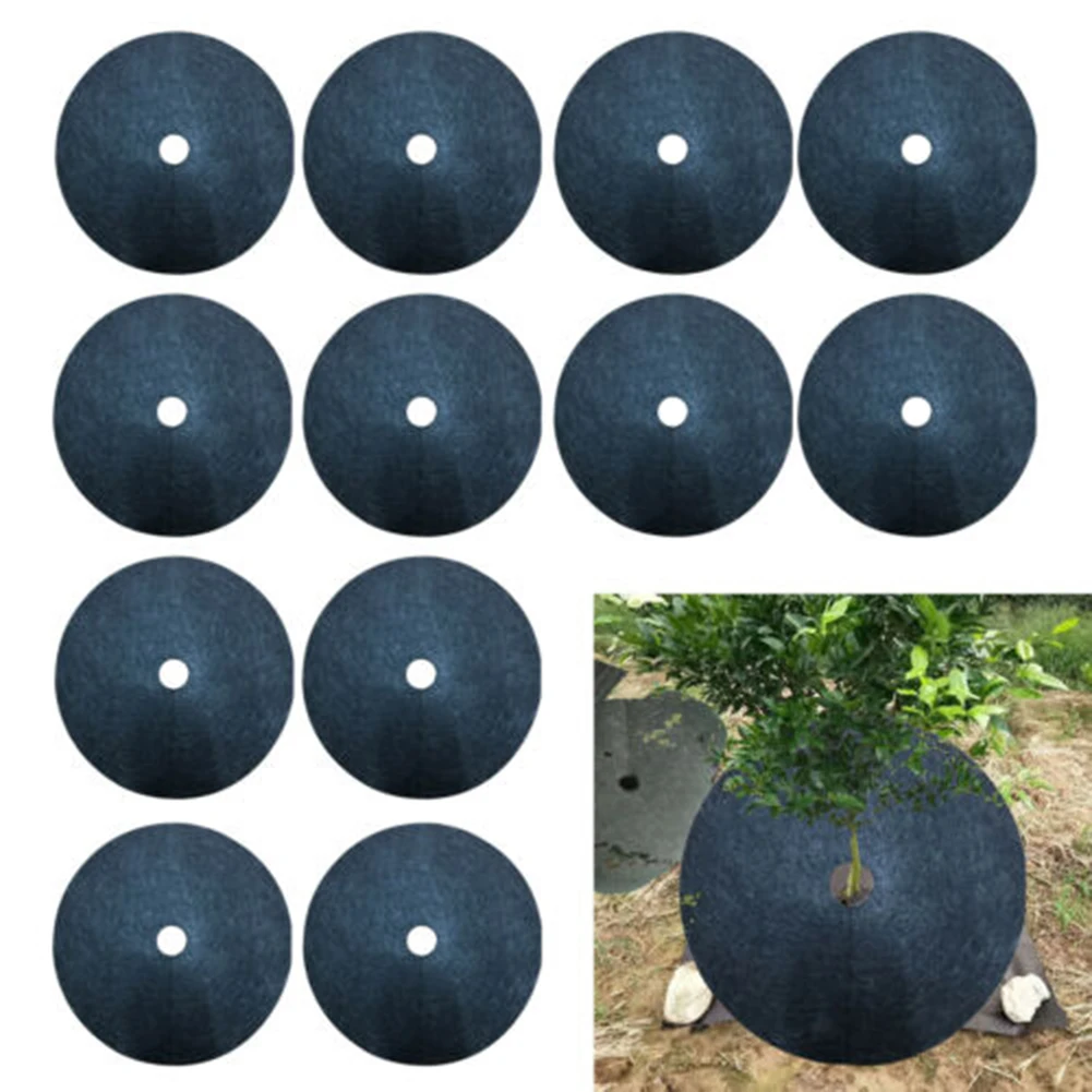 12pcs Mulch Ring Tree Protector Mats 27-42cm Disc Shrub Tree Guard Shading Mat For Vegetable Garden Made Nonwovens Weeding Cloth
12pcs Mulch Ring Tree Protector Mats 27-42cm Disc Shrub Tree Guard Shading Mat For Vegetable Garden Made Nonwovens Weeding Cloth